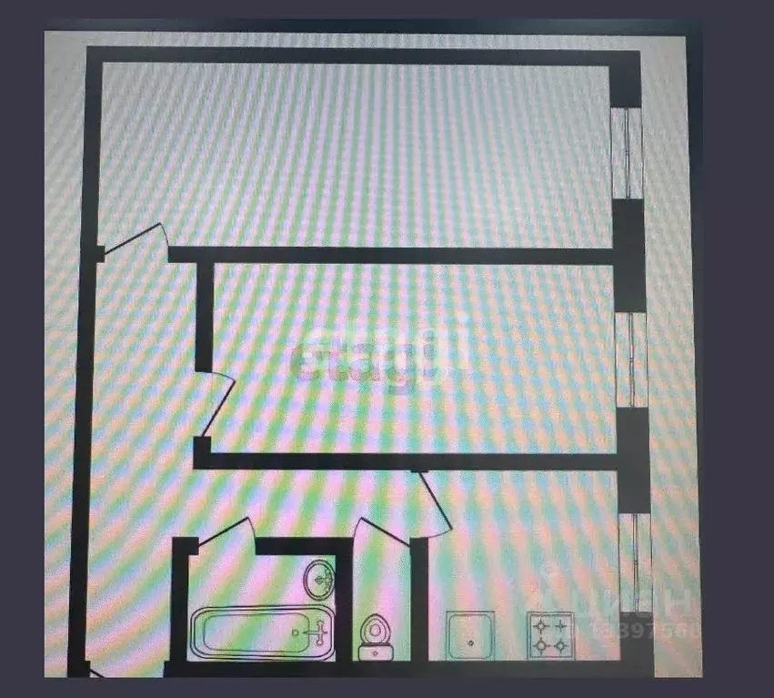 2-к кв. Тверская область, Тверь ул. Константина Заслонова, 7 (41.0 м) - Фото 1