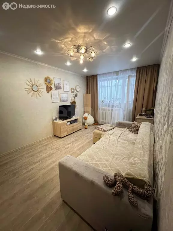 1-комнатная квартира: Тюмень, улица Домостроителей, 14 (34.8 м) - Фото 2