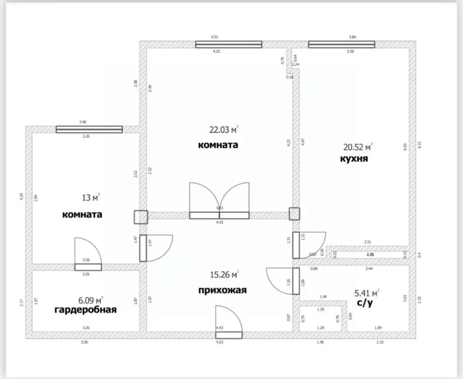 2-к кв. Кабардино-Балкария, Нальчик ул. Героя России Т.М. Тамазова ... - Фото 1