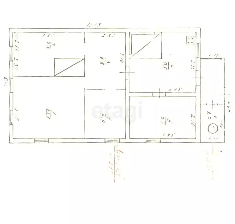 Дом в Ржев, улица Декабристов (49.9 м) - Фото 1