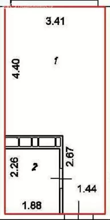 Квартира-студия: Краснодар, Обрывная улица, 132/1 (23 м) - Фото 1