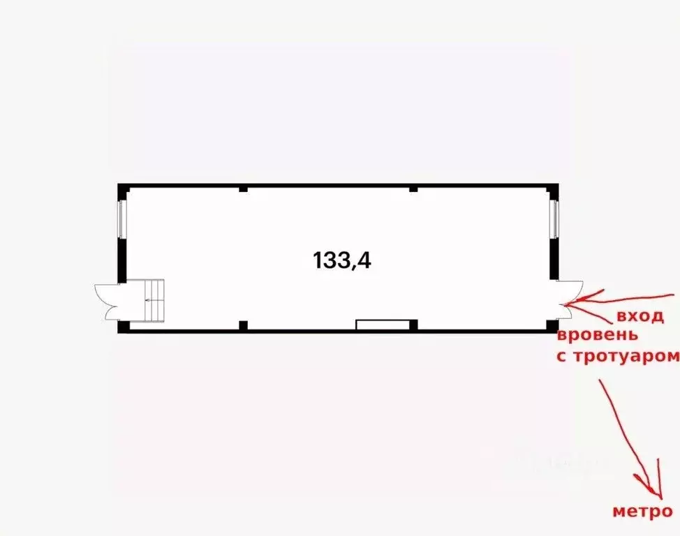 Помещение свободного назначения в Москва Очаковское ш., 5к4 (133 м) - Фото 1