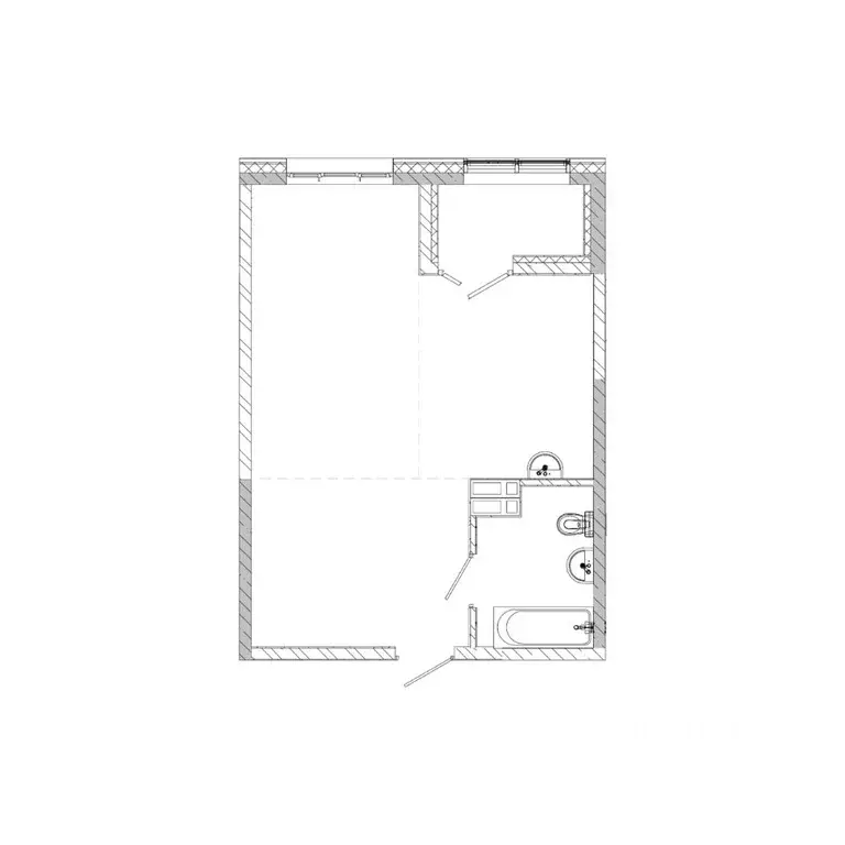 1-к кв. Приморский край, Владивосток Посейдония жилой комплекс (43.3 ... - Фото 1