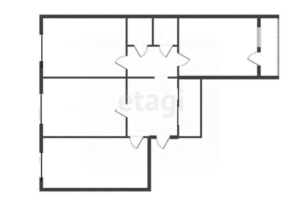3-к кв. Приморский край, Владивосток ул. Гульбиновича, 21 (66.0 м) - Фото 1