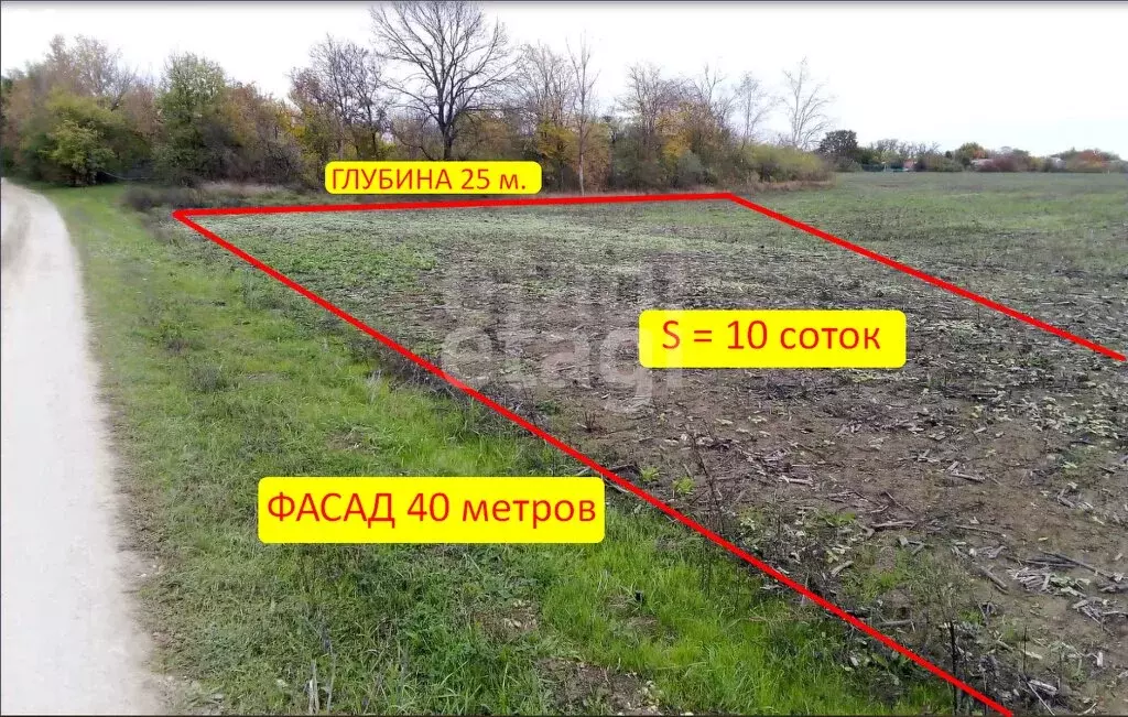 Участок в Петровская, 1-й Песчаный переулок (10 м) - Фото 1