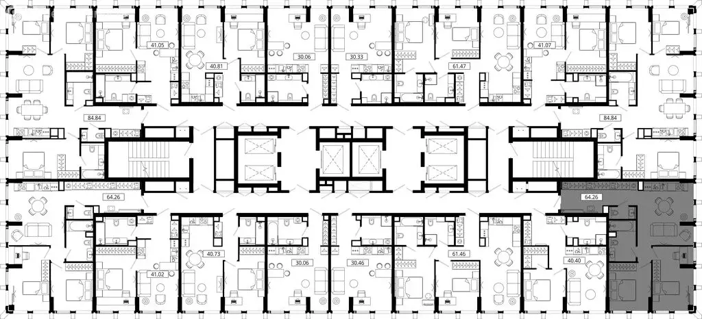 2-комнатная квартира: Москва, 4-я улица Марьиной Рощи, 12к3 (65.03 м) - Фото 0