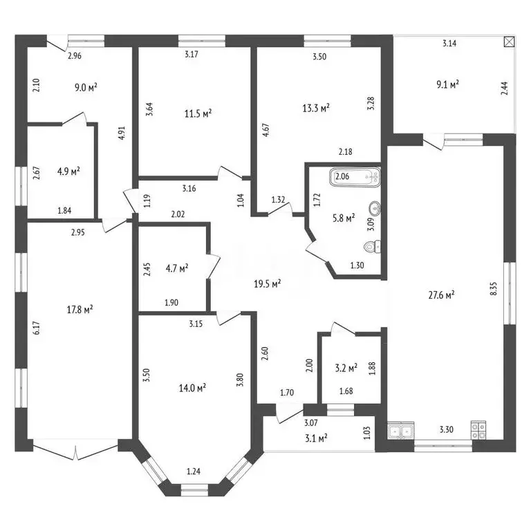 Дом в Тюменский муниципальный округ, деревня Елань, Сосновая улица ... - Фото 1