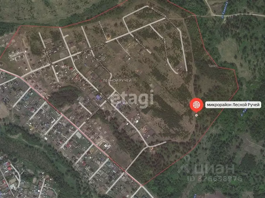 Участок в Томская область, Томский район, с. Корнилово, Лесной Ручей ... - Фото 1