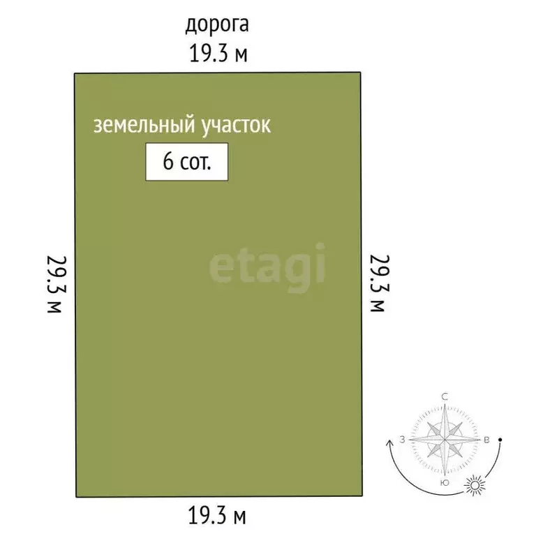 Участок в Крым, Симферопольский район, с. Мирное ул. Сергея Кислицына ... - Фото 1