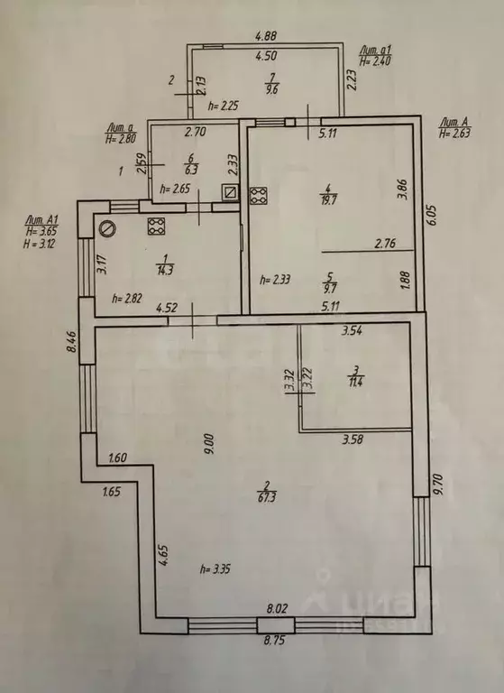 Дом в Тульская область, Тула городской округ, Плеханово рп ул. Ленина, ... - Фото 1