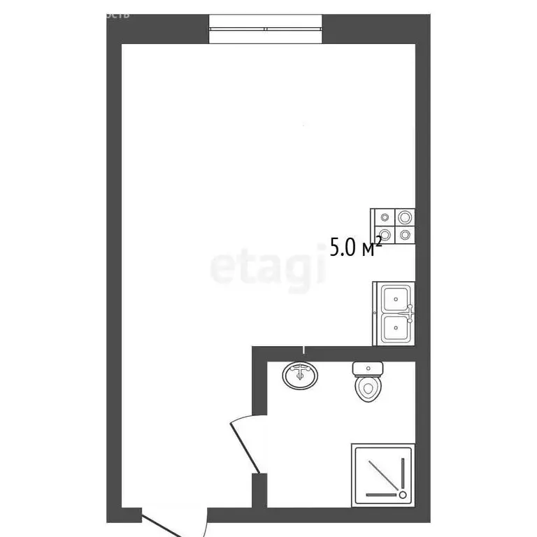 Квартира-студия: Новый Уренгой, микрорайон Лимбяяха, микрорайон ... - Фото 1