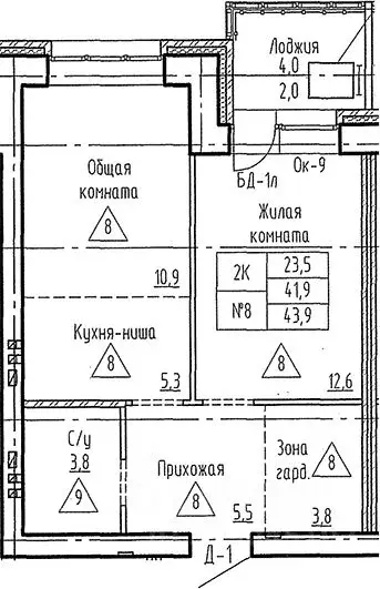2-к кв. Новосибирская область, Новосибирский район, Мичуринский ... - Фото 0
