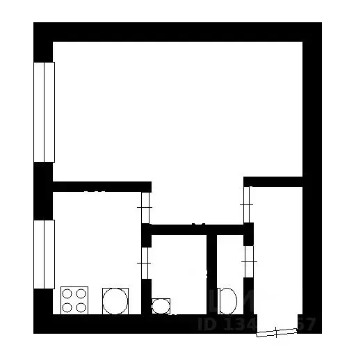 1-к кв. Волгоградская область, Волжский ул. Энгельса, 49 (31.4 м) - Фото 2