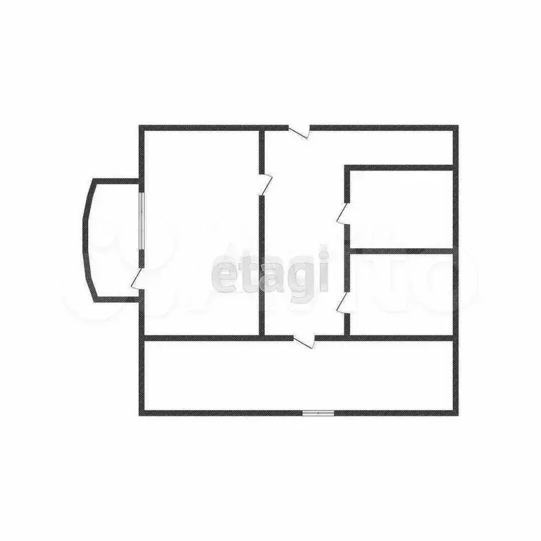 1-к. квартира, 48 м, 9/9 эт. - Фото 0