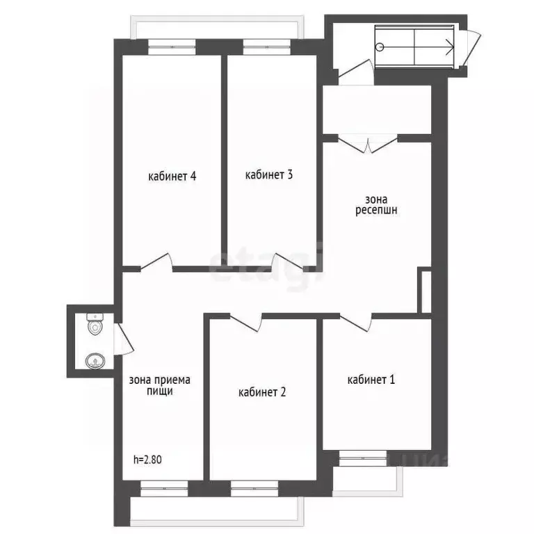 Помещение свободного назначения в Ханты-Мансийский АО, Ханты-Мансийск ... - Фото 2