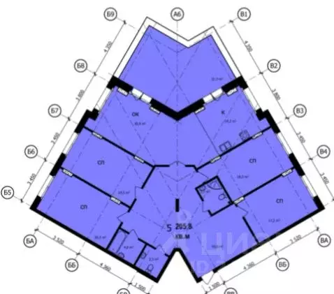3-к кв. Нижегородская область, Нижний Новгород ул. Владимира ... - Фото 1