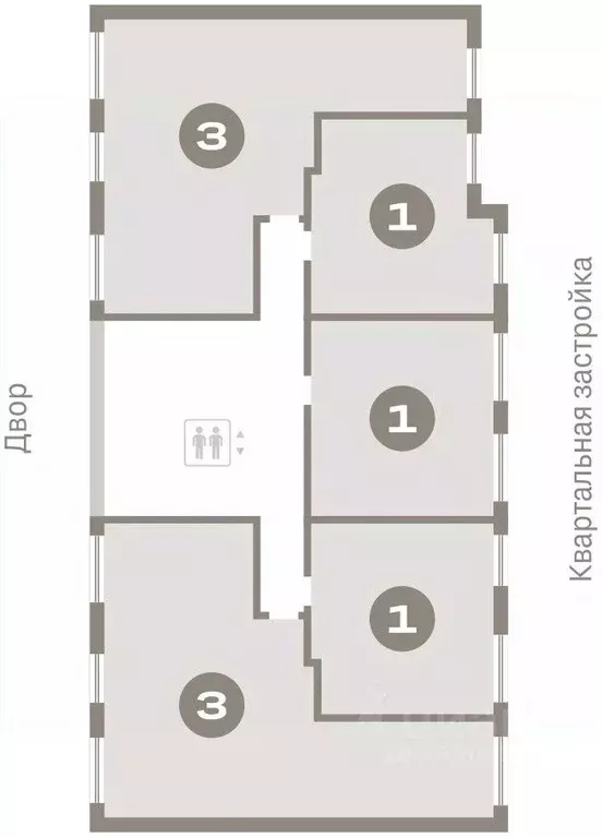 3-к кв. Омская область, Омск  (84.85 м) - Фото 1