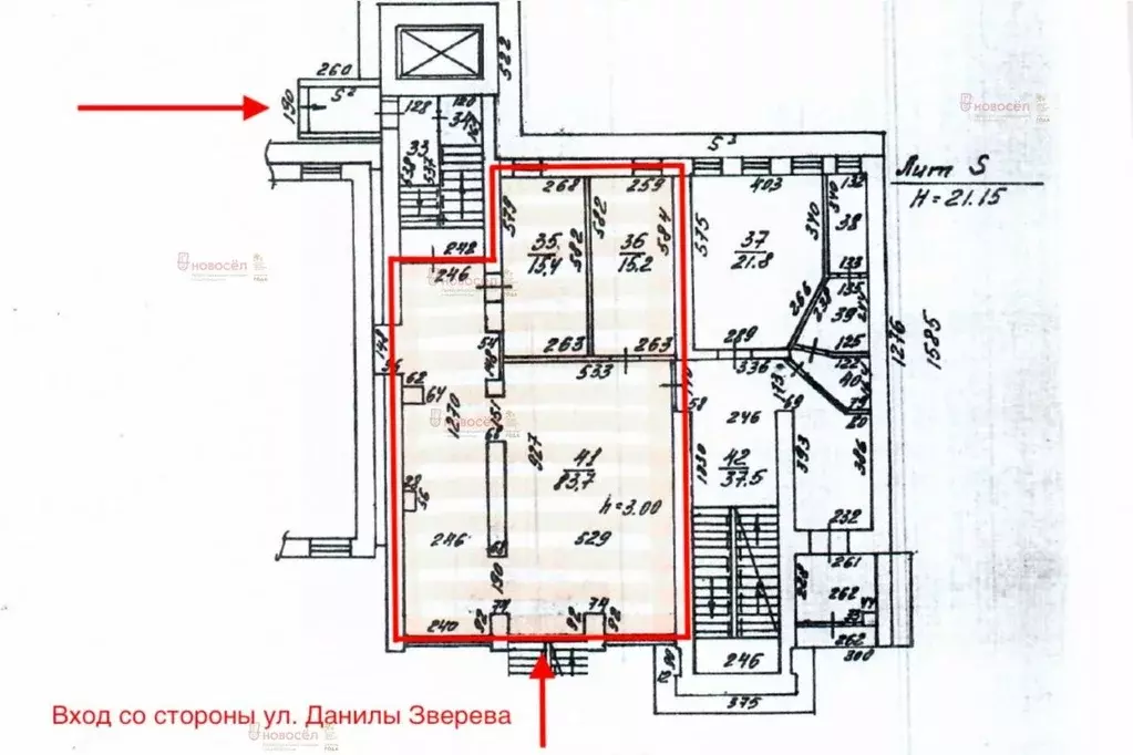 Торговая площадь в Свердловская область, Екатеринбург ул. Данилы ... - Фото 2