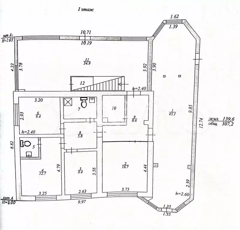 Дом 307,2 м на участке 10,9 сот. - Фото 0