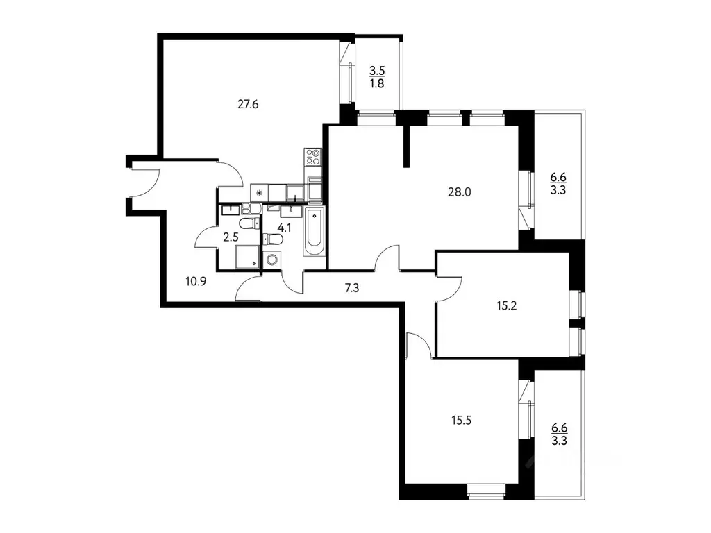 3-к кв. Московская область, Щелково Центральная ул., 67 (119.57 м) - Фото 0