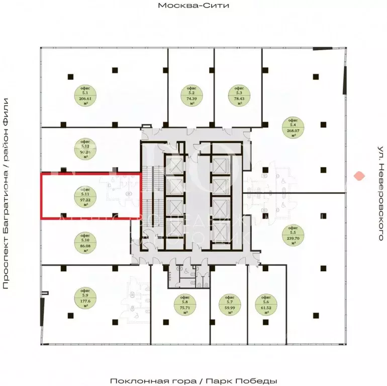 Офис в Москва ул. Неверовского, 10 (97 м) - Фото 2