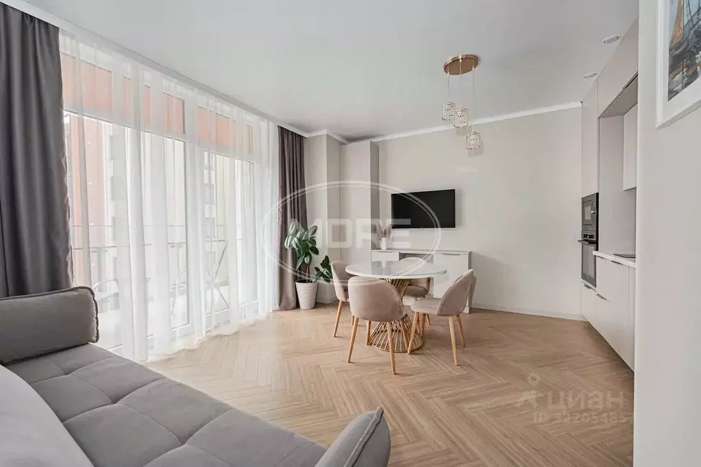 1-к кв. Калининградская область, Светлогорск Дачная ул., 6к1 (45.0 м) - Фото 2