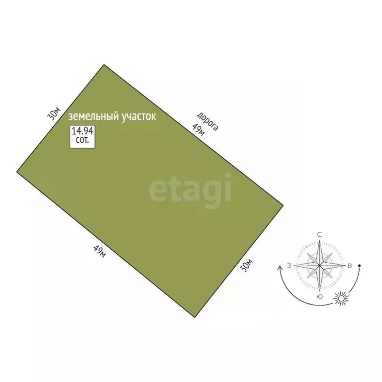 Участок в Костромская область, Красносельский район, Боровиковское ... - Фото 2