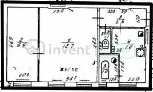 2-к кв. Калининградская область, Калининград Восточная ул., 15 (42.3 ... - Фото 1