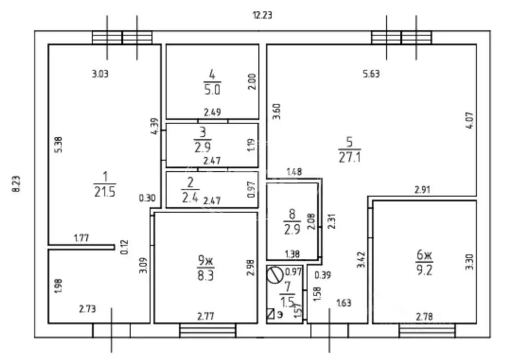 Дом в Калининградская область, Гурьевский муниципальный округ, пос. ... - Фото 2