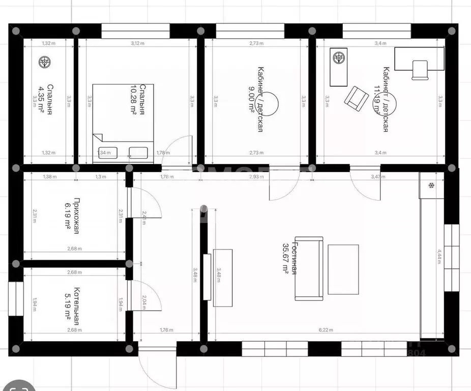 Дом в Томская область, Томский район, с. Корнилово Пролетарская ул. ... - Фото 2