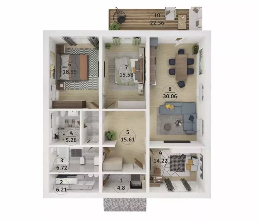 Дом в Московская область, Наро-Фоминский городской округ, Афинеево ... - Фото 2