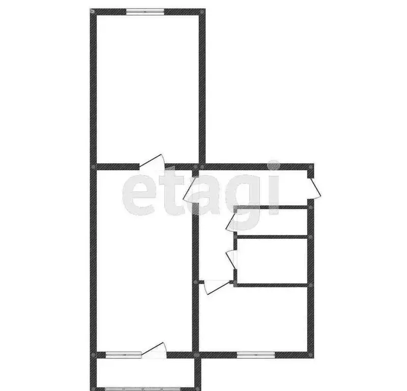2-комнатная квартира: Сокол, переулок Островского, 38 (44 м) - Фото 1