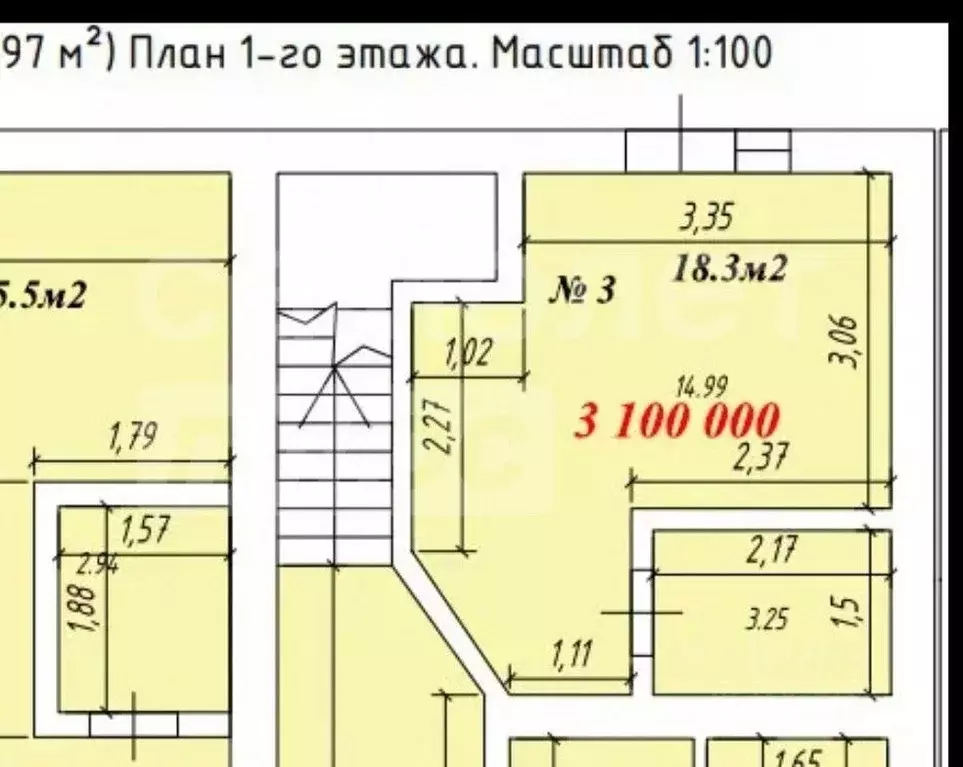 Таунхаус в Севастополь ул. Киевская, 35 (18 м) - Фото 1