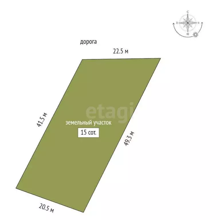 Участок в Заводоуковск, СНТ Раздолье (15 м) - Фото 1