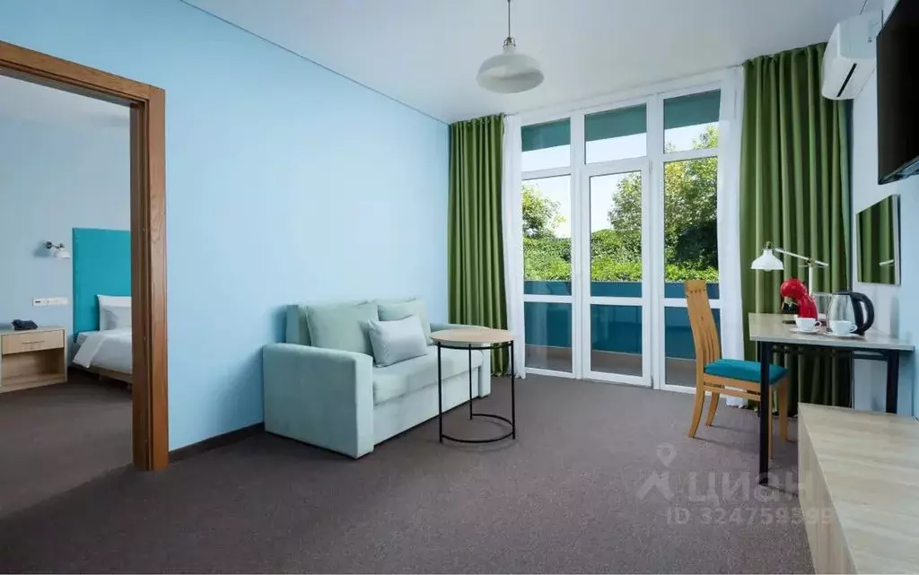 Комната Краснодарский край, Анапа ш. Симферопольское, 56 - Фото 2