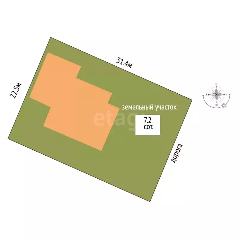 Дом в Марий Эл, Медведевский район, Пекшиксолинское с/пос, д. Ошурга ... - Фото 2