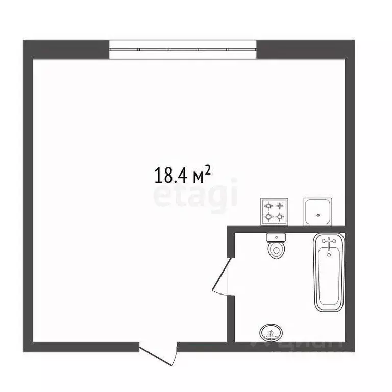 Студия Красноярский край, Красноярск ул. Светлова, 8 (18.5 м) - Фото 1