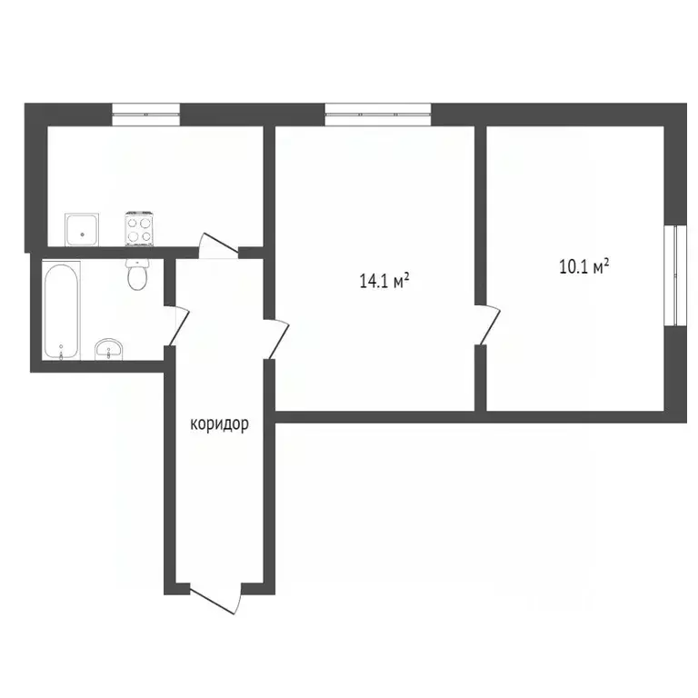 2-к кв. Вологодская область, Вологда ул. Ловенецкого, 8А (39.7 м) - Фото 2
