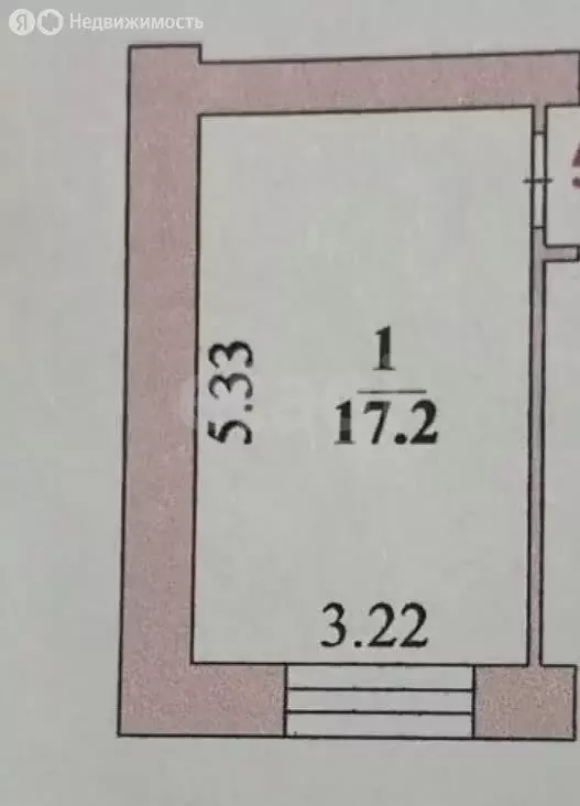 1-комнатная квартира: Липецк, улица 50 лет НЛМК, 17 (17.2 м) - Фото 1