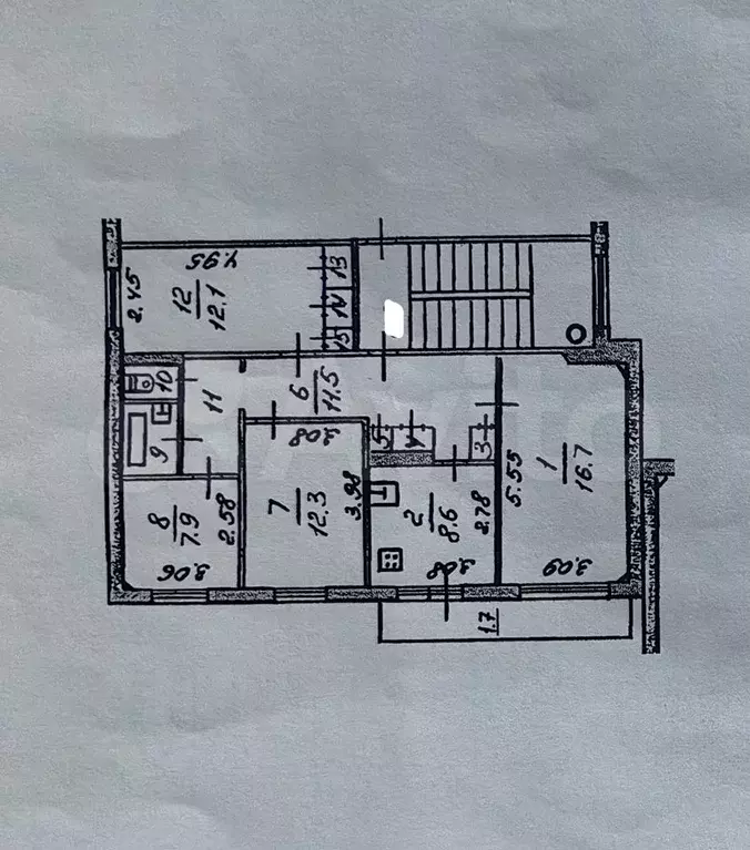 4-к. квартира, 79,9 м, 5/5 эт. - Фото 0