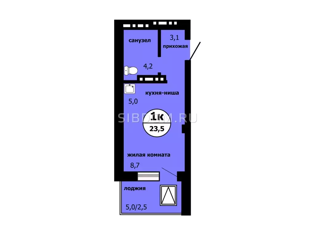 Продаётся квартира-студия, 20.6 м - Фото 1