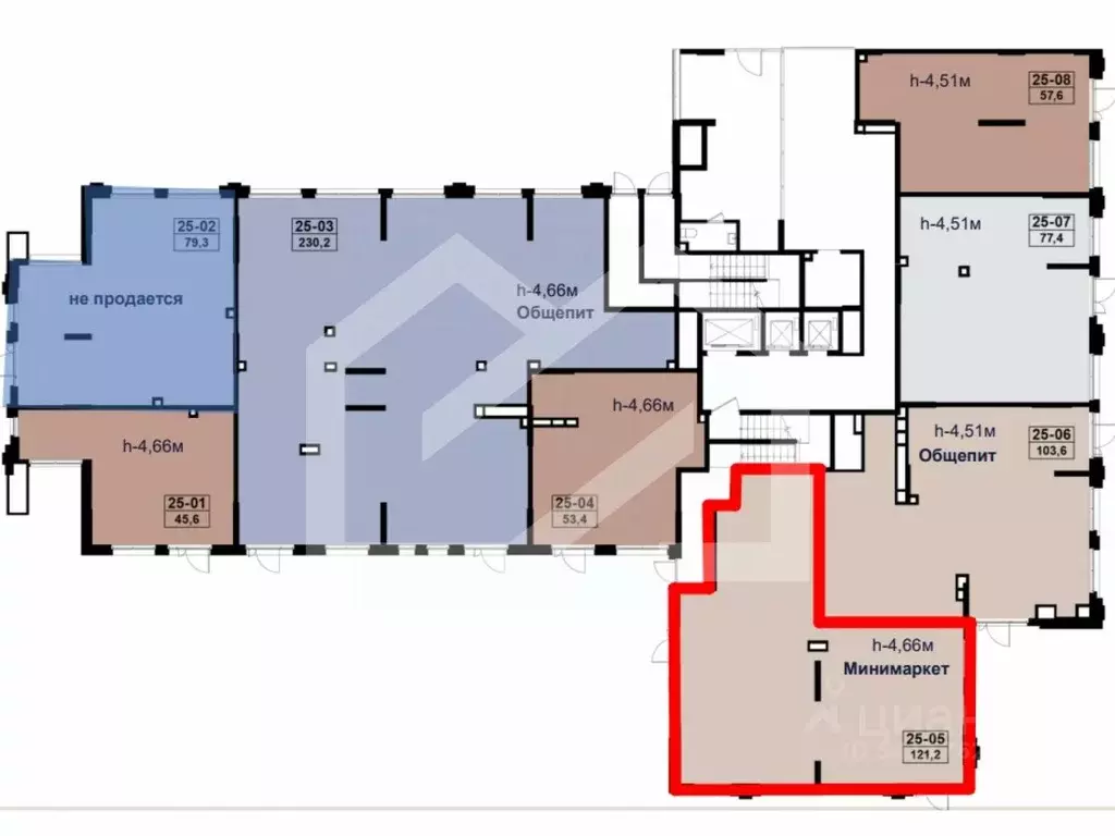Помещение свободного назначения в Москва ул. Зорге, вл25 (121 м) - Фото 2