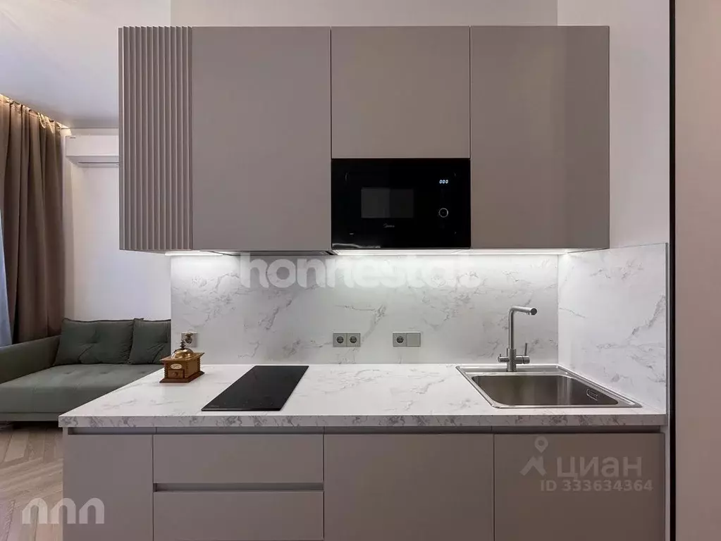 Студия Москва Шелепихинская наб., 34к5 (31.0 м) - Фото 1