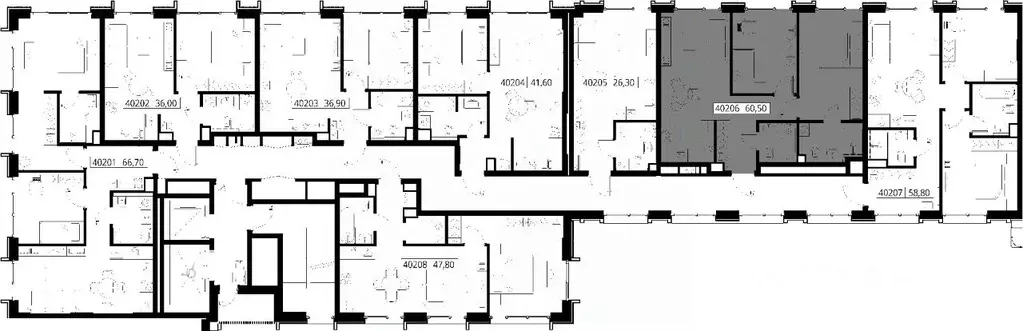 2-к кв. Москва Парус кв-л, Ситизен жилой комплекс (60.5 м) - Фото 1