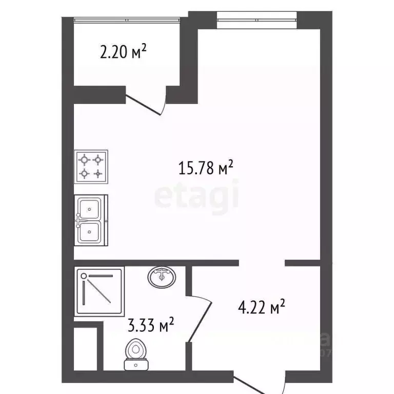 Студия Ленинградская область, Кудрово г. Всеволожский район, Заневское ... - Фото 2