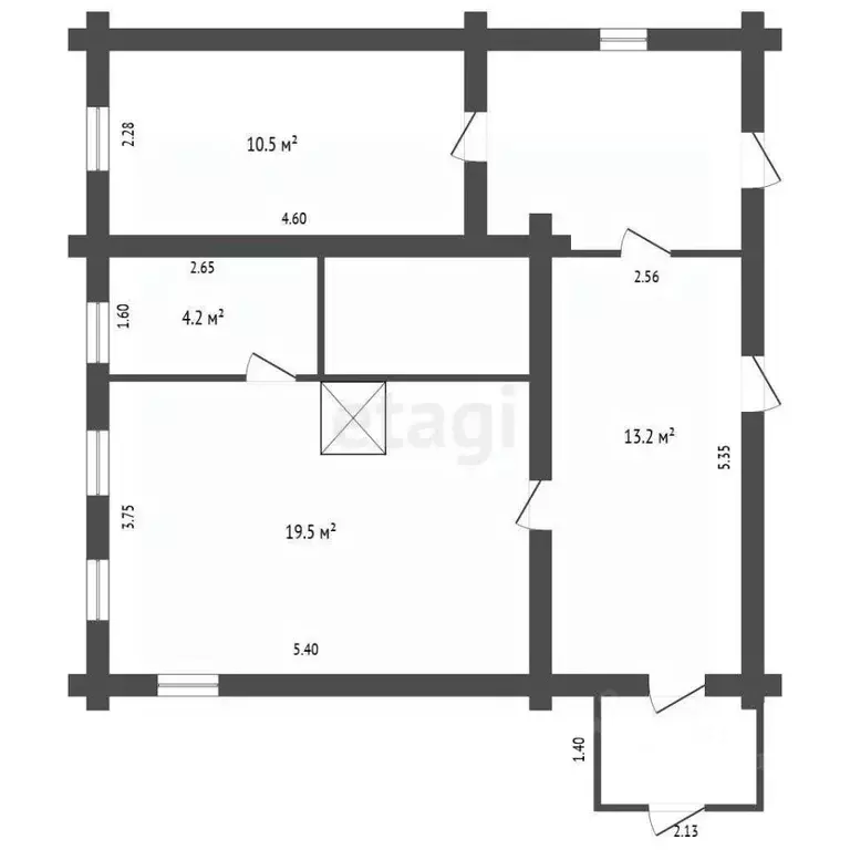 Дом в Костромская область, Костромской район, Сандогорское с/пос, д. ... - Фото 1