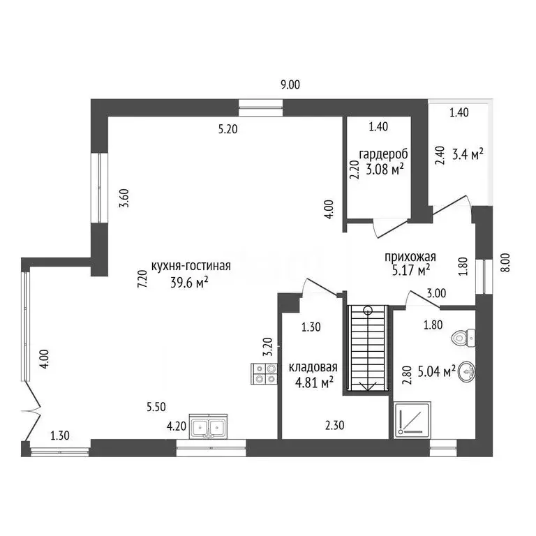 Дом в Севастополь, ТСН СНТ Биолог (130 м) - Фото 1