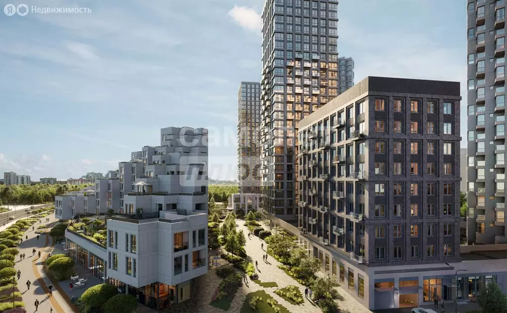 3-комнатная квартира: Москва, набережная Марка Шагала, 11к2 (65.7 м) - Фото 1