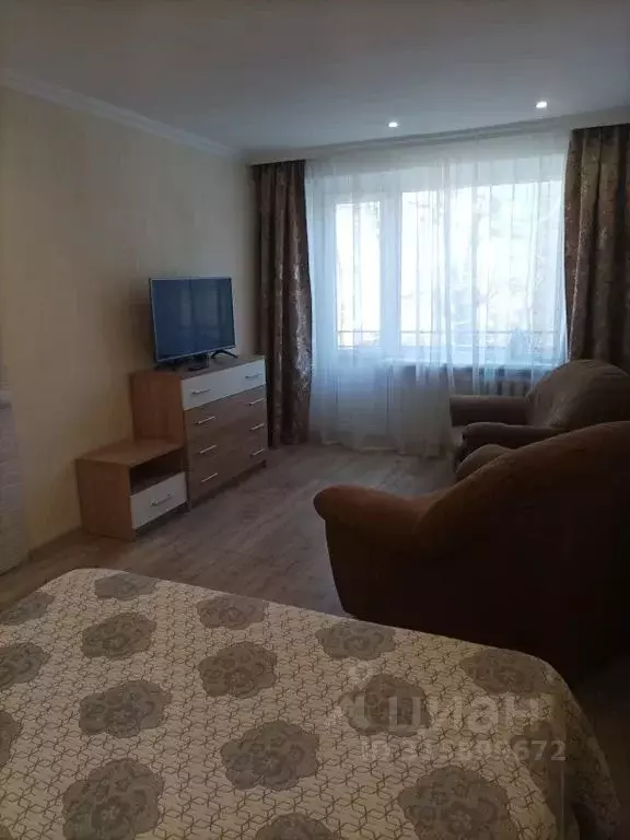 1-к кв. Калининградская область, Калининград ул. Брамса, 33 (32.0 м) - Фото 1