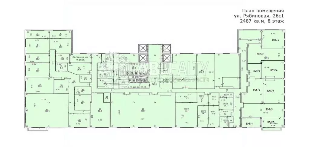 Офис в Москва Рябиновая ул., 26С1 (2487 м) - Фото 2